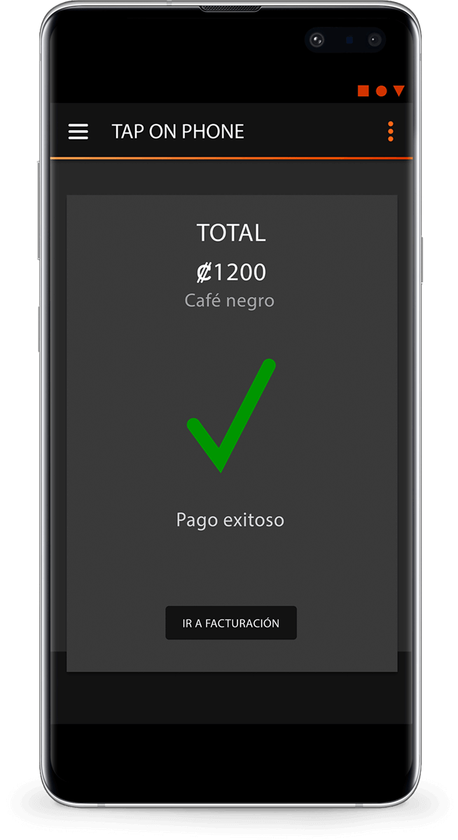 Symbiotic imagen tap on phone paso 2